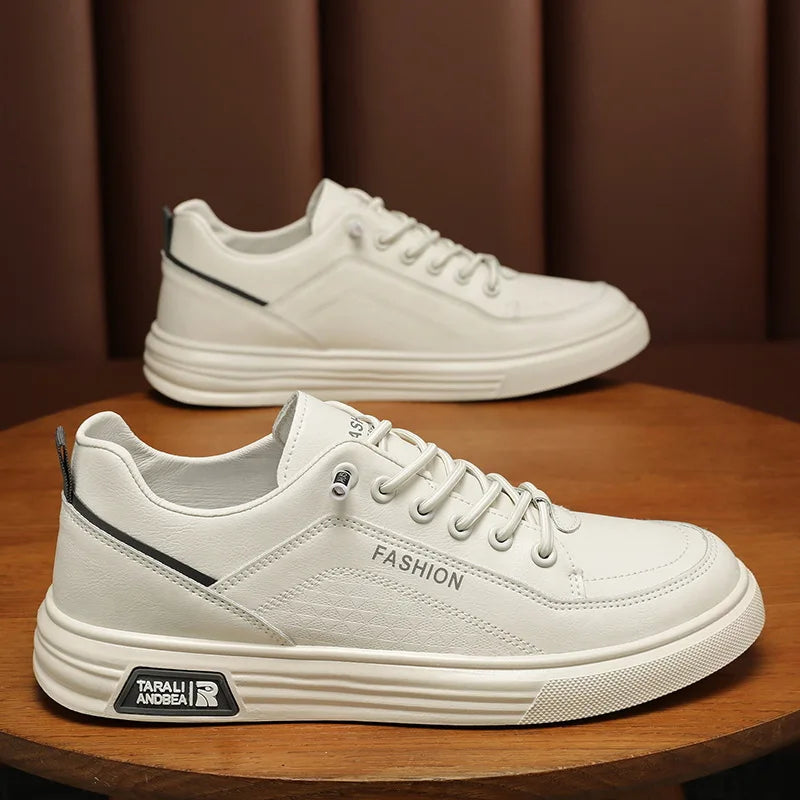 Summer new breathable small white shoes men's trend with low-top leather shoes sneakers casual board shoes fashion shoes