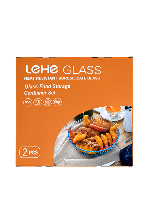 Glass Food Storage Container Set – Lehe Glass