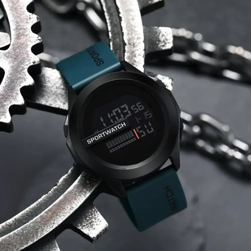 Men LED Digital Watch Waterproof Fitness Sport