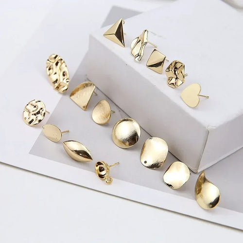 10pcs/set DIY Stainless Steel Earrings