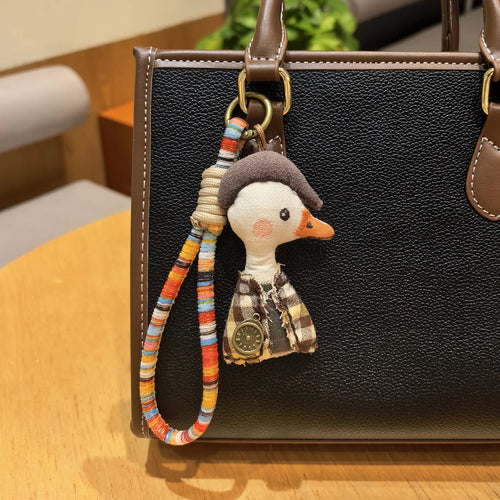 KeyChain Handcrafted Fabric Animal Pendant