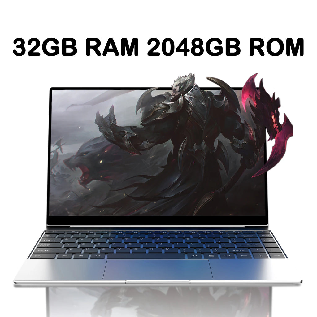 New 14.1 Laptop Intel Core i9 32GB 2TB Gaming PC Ultra Slim