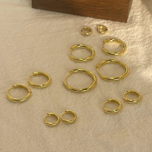 6-15mm Stainless Steel Earring for Women Men