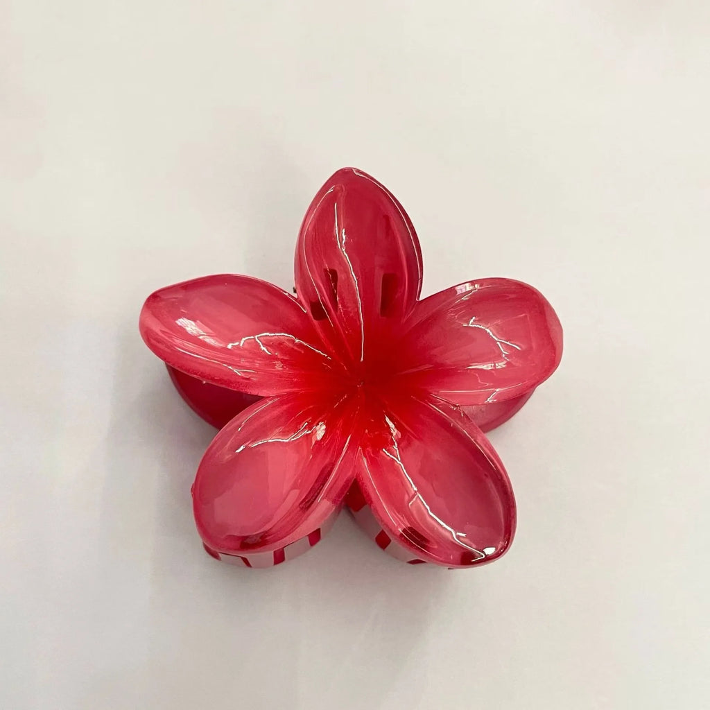 Hair Claws Gradient Flower Acrylic Hair Clip for Women