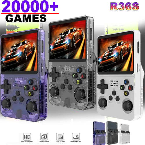 R36S Handheld Game Console 3.5Inch IPS Screen 128G Classic