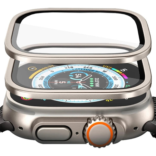 Aluminium Alloy Case+Tempered Glass for Apple Watch Ultra