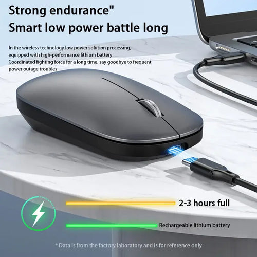 Wireless Mute Mouse for Office Game No-Noise