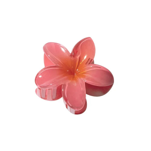 Hawaiian Gradient Flower Hair Clips