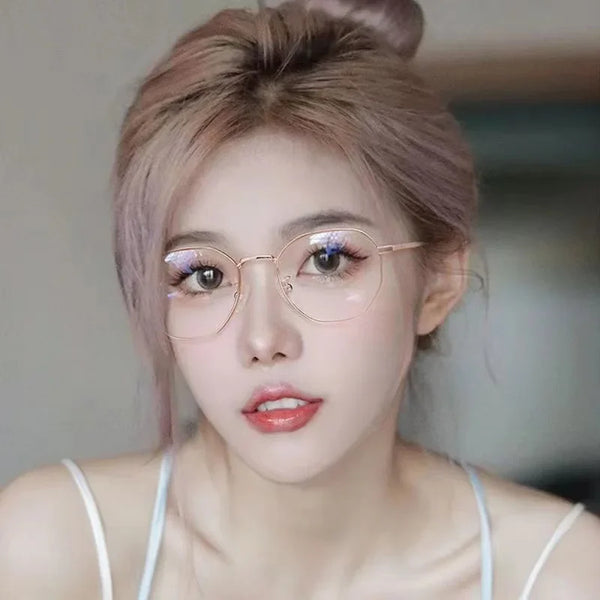 Glasses Classic Vintage Anti-blue Light Eyeglasses Women Men