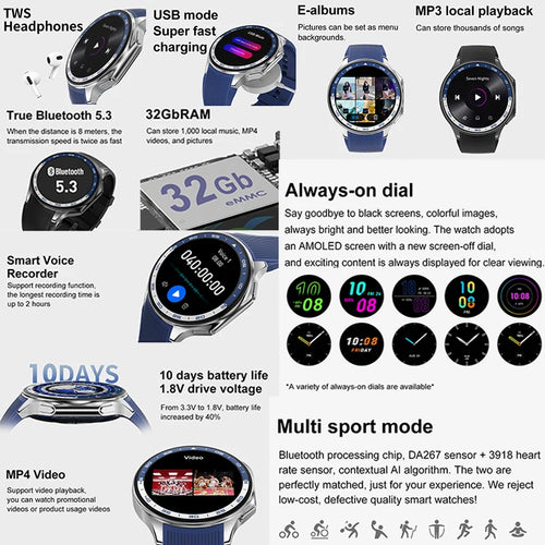 Watch X High-End Business Men Smart Watch