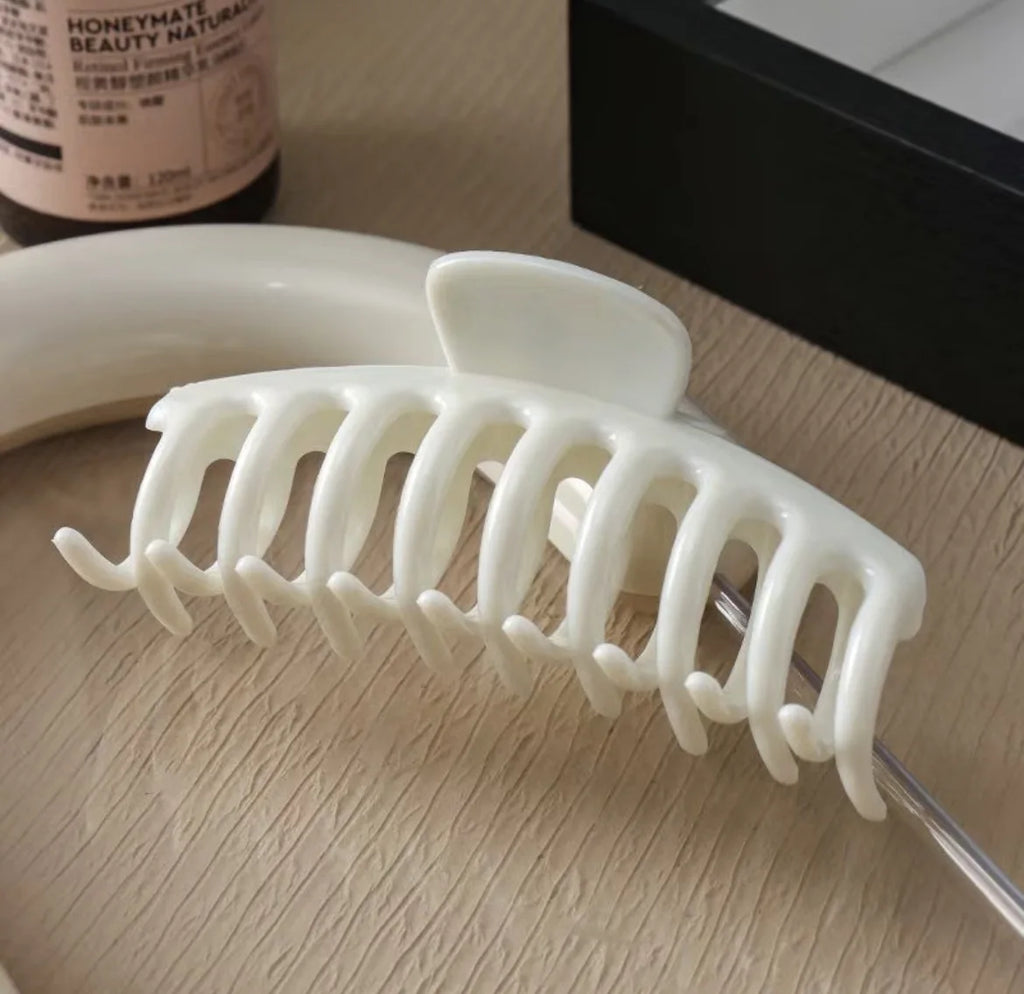 Silicone Material Hair Claw Clip Crab Barrette Women