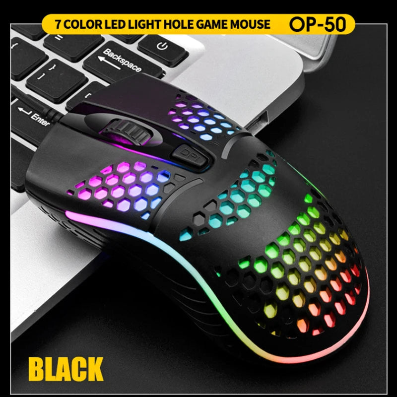 7 breathing LED Back Light Optical Mouse