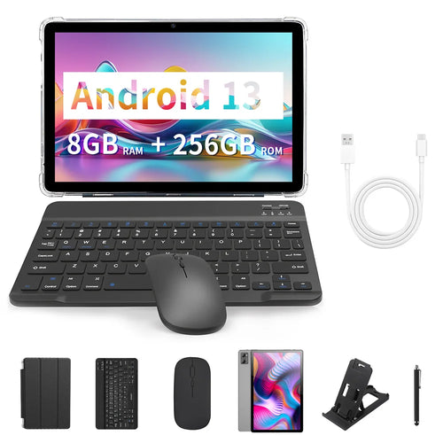 Tablets Octa Core 8GB+256GB ROM HD Display Double SIM