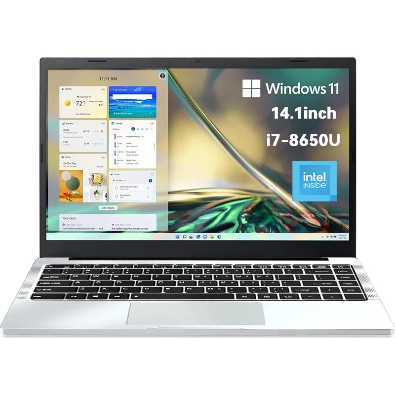 Slim Office Laptop  Windows 11  Office Study Computer PC