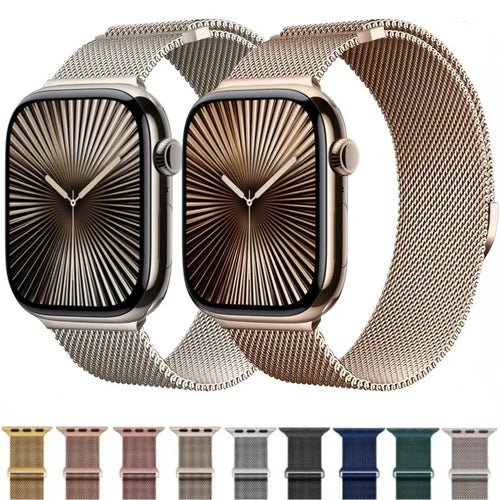 Metal Milanese Strap for Apple Watch Band Ultra3/2 49mm