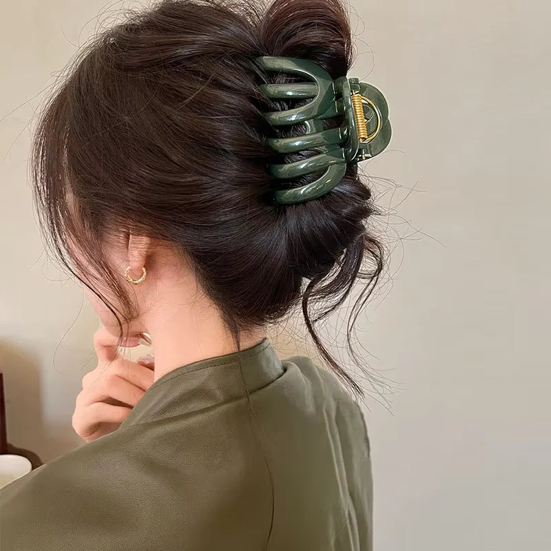 Pumpkin Hair Claw Clip For Women