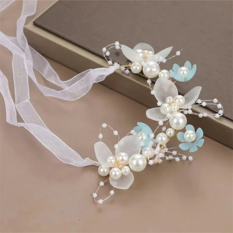 Children's Headwear Elegant Flower Wreath Fairy Crown