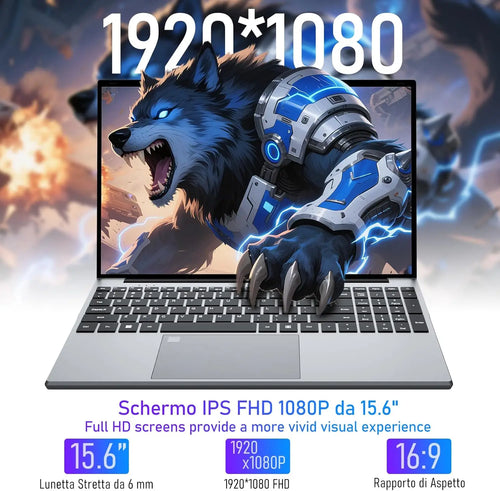 15.6 inch Laptop intel Core i3 6100U Notebook Windows