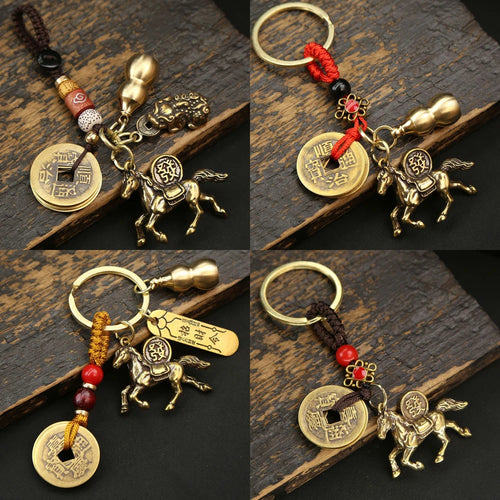 Horse Lucky Pendant Keychain