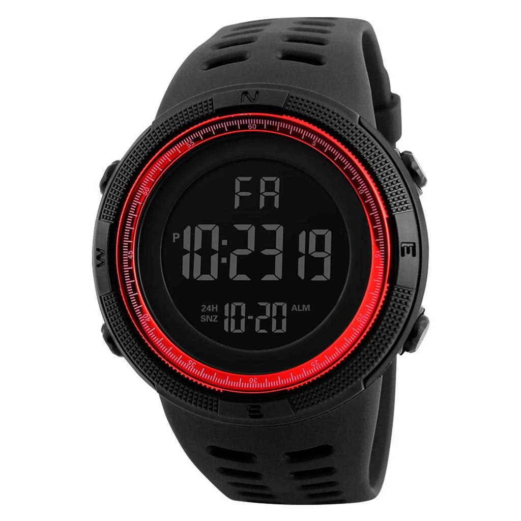 Men Digital Sports Waterproof Casual Watch