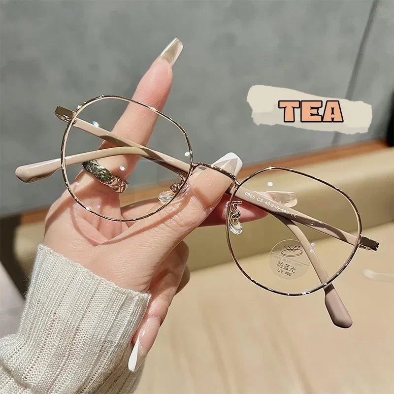 Glasses Classic Vintage Anti-blue Light Eyeglasses Women Men