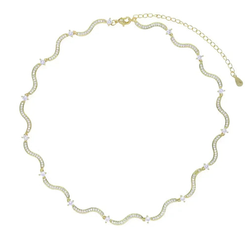 Fashionable Women's  Bracelet Ring Earring Necklace Set