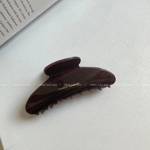 Acetate Large Plate Hair Claws Fashion Hair Clips