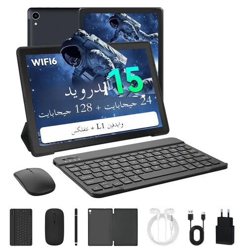 6 5MP+8MP Stylus Keyboard Mouse Headphone PC PAD Set
