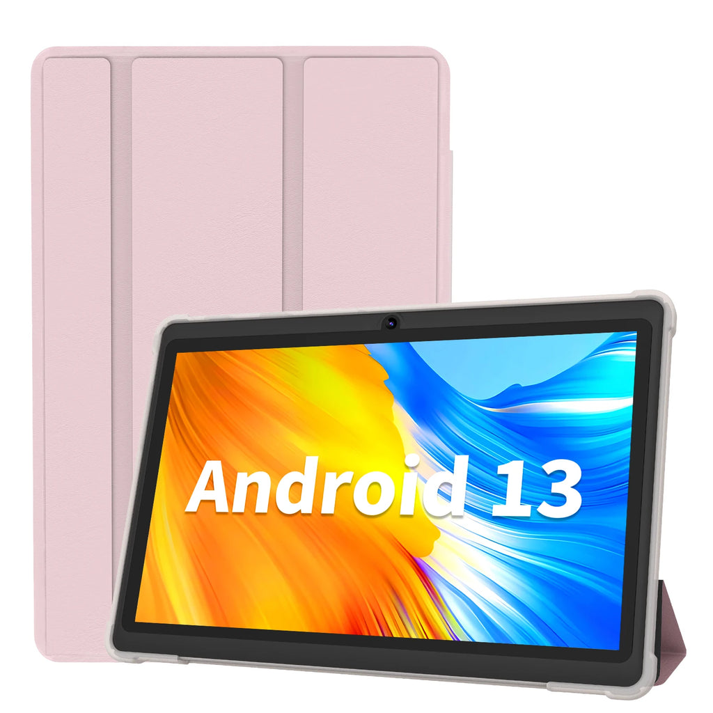 Android 13 Quad Core, 4G RAM 32GB ROM, WiFi with Leather Case