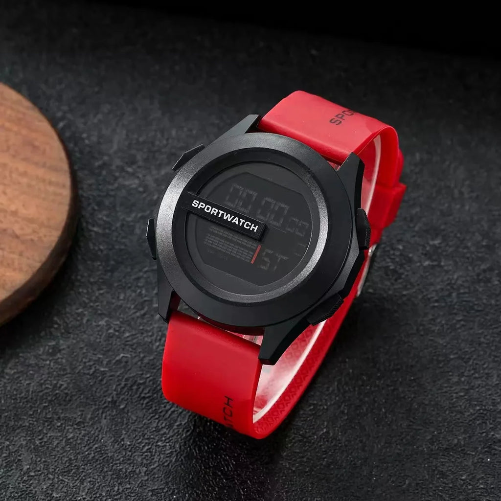 Men LED Digital Watch Waterproof Fitness Sport