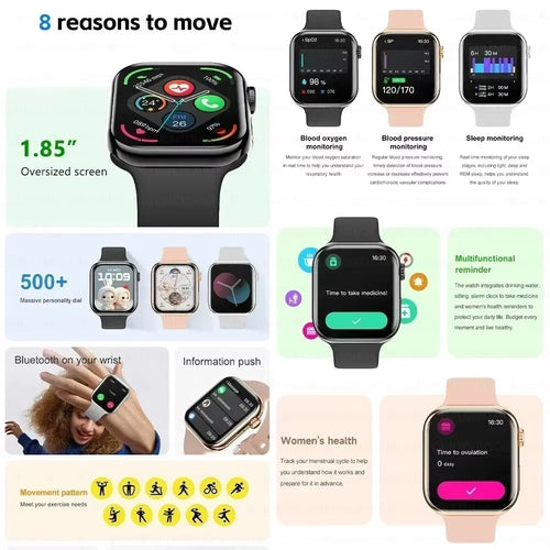GPS Smart Watch Men For Apple Watch 11 Series Always On Display Body