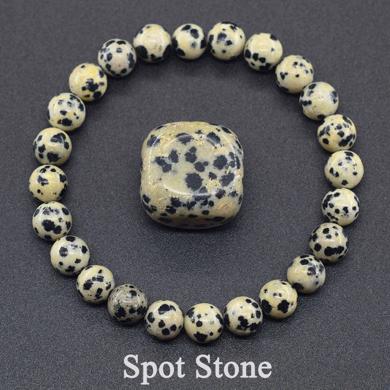 Indian Agate Beaded Women Bracelet Made of Natural Stone