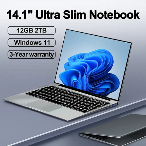 Slim Office Laptop  Windows 11  Office Study Computer PC
