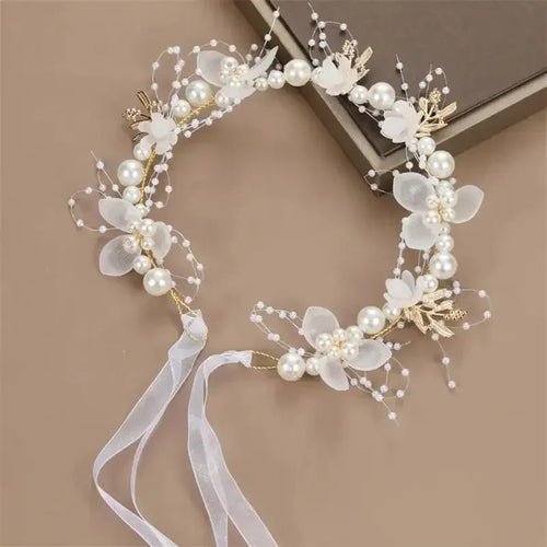 Children's Headwear Elegant Flower Wreath Fairy Crown