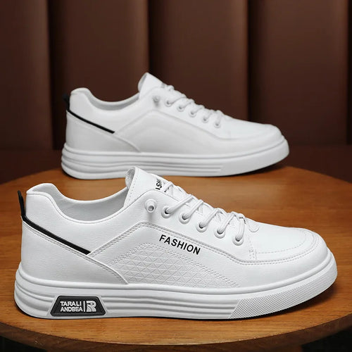 Summer new breathable small white shoes men's trend with low-top leather shoes sneakers casual board shoes fashion shoes